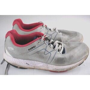 Karhu Ikoni Ortix Men’s Size 9.5 Running Shoes Sneakers Grey/Red Walking F100300